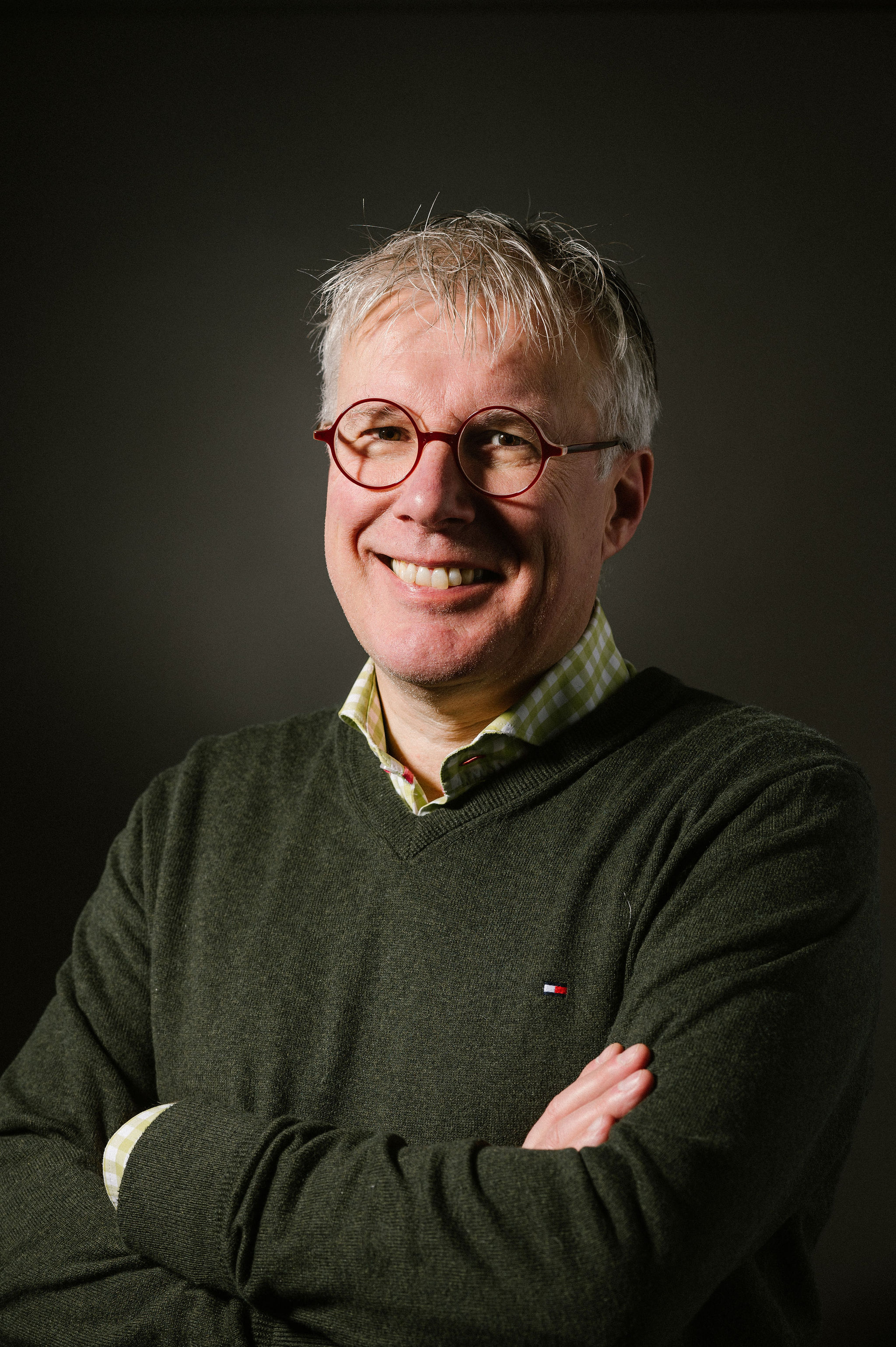 Hans Leenders dirigent en artistiek leider Studium Chorale